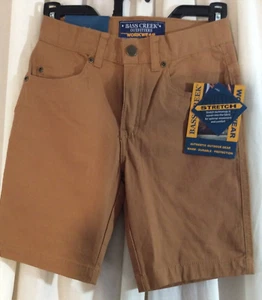 BASS CREEK Outfitters Ropa de Trabajo Niños/Jóvenes 8 Pantalones Cortos 25"x8" BO968175-WHEEL NUEVO NUEVO CON ETIQUETAS - Imagen 1 de 5