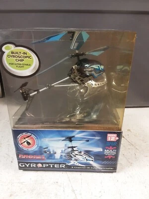 RC Gyropter 3 Channel IR Gyro Helicopter – Brand New  Chrome Blue in box 15021 - Image 1 of 4