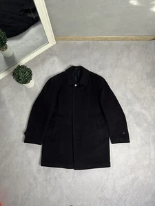 Vintage Balmain Wool & Cashmere Mens Coat Size 48 - Picture 1 of 14