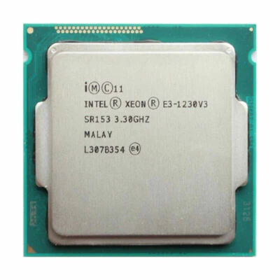 Intel Xeon E3-1230 V3 CPU 4-Core 3.3GHz 8M LGA 1150 SR153 80W Processor - Image 1 of 2