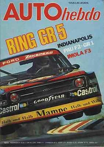 AUTO HEBDO n°65 02/06/1977 GP MONACO NORISRING Gr5 - Bild 1 von 1