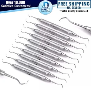 Escalador de hoz 204S Instrumentos dentales de mano herramienta de higiene profesional selección periodontal - Imagen 1 de 7
