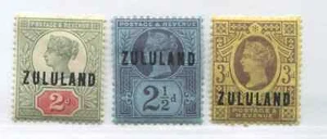 Zululand QV 1888 Jubilees 2d to 3d mint o.g. hinged - Picture 1 of 1
