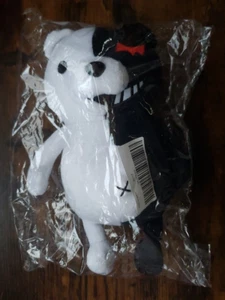 10" Danganronpa Video Game Monokuma Black & White Teddy Bear Plush Doll - Picture 1 of 4