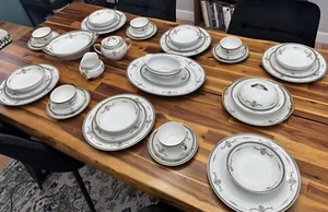 Antique 42pcs Noritake LAUREATE #61235, 1920s China Set, Made In Japan, EUC - Picture 1 of 24