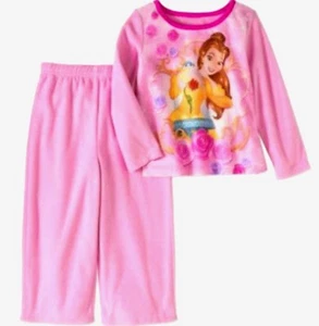 Disney Princess Belle Pajamas 4T Toddler Sleepwear Child 2 Pc Flannel Set New   - Picture 1 of 1