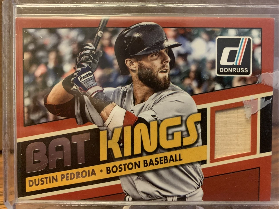 2015 Donruss Bat Kings Boston Red Sox Baseball Card #9 Dustin Pedroia - Image 1 of 1
