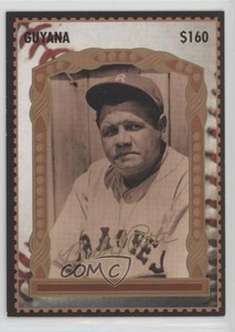 1996 Guyana Babe Ruth 100th Anniversary Stamp Cards $160 Babe Ruth #1 HOF