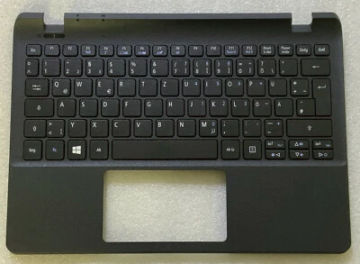 Teclado alemán Qwertz Acer Aspire ES1-111 ES1-111M 60.MSNN7.010 TOPCASE negro Foto 1 de 3