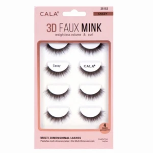 3D FAUX MINK LASHES: SASSY (4 PACK) Free Gift W/ Purchase Of 4 Or More - Picture 1 of 2