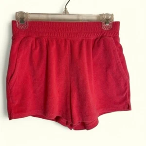 Z Supply Resort Women's hot Pink Terry Cloth Shorts Size XS y2k coquette - Picture 1 of 7