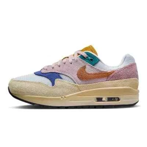 Women's Nike Air Max 1 '87 PRM Grain Rugged Orange Plum Fog FN7200 224 - Picture 1 of 8