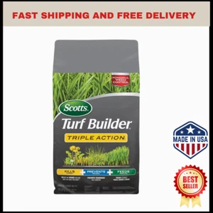 scotts turf builder triple action 11.31-lb 4000-sq ft Weed & Feed Fertilizer - Picture 1 of 15