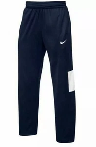 Pantalones de calentamiento grandes para hombre Nike Dri-Fit Rivalry azul marino blanco 682981 453 - Imagen 1 de 5