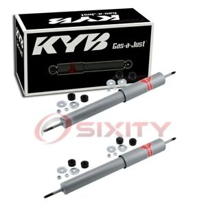 2 pc KYB Gas-a-Just Front Shock Absorbers for 1955-1956 Ford Fairlane Spring fx