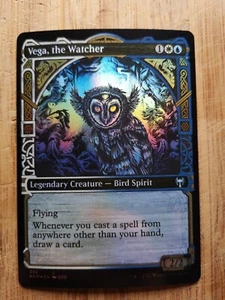 Vega, The Watcher - Showcase - Foil - Kaldheim - NM - EN - 332 - Picture 1 of 1