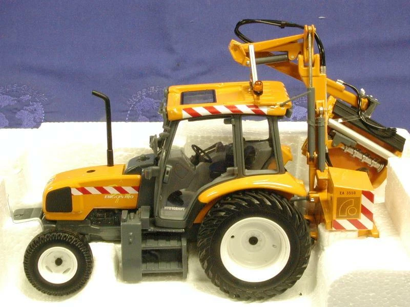 Universal Hobbies 2217 Renault Ergos 100 Tractor w/Rear Mower 1/32 Die-cast MIB - Image 1 of 1