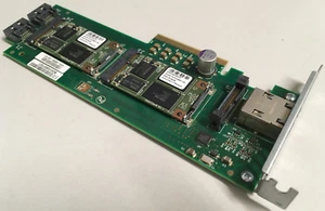 Isilon 415-0059-03 X410 Dual 32GB mSATA SSD PCI-e Boot Drive Carrier Card LP - Picture 1 of 5