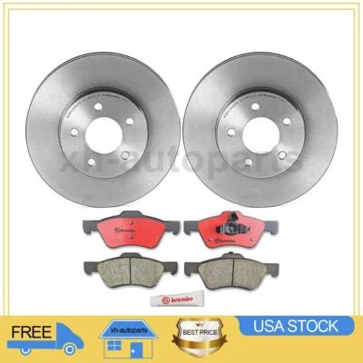 Compatível com 2005 2006 2007 2008 2009 2010 2011 Ford Escape 3X pastilhas de freio rotor de freio - Imagem 1 de 4