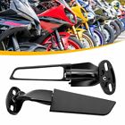 2Pcs Motorcycle Wind Swivel Wing Fin Rear View Side Mirror Fit for Suzuki Yamaha