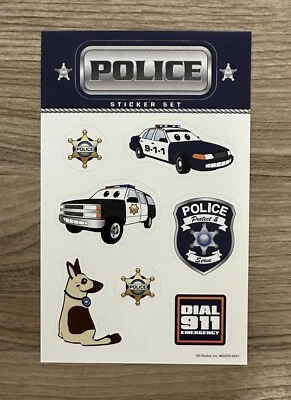 Police Sticker Set 8 Stickers Police Badge Dog Car Logo German Shepard Decals - Image 1 of 4