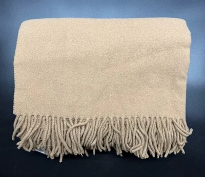 WILLIAMS SONOMA ITALIANO RECICLADO CACHEMIR TIRO CAMELLO MARRÓN 50x65 NUEVO CON ETIQUETA Foto 1 de 3