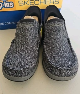 Skechers Hands Free Slip-Ins Melson Bentin Mens Slip-On Shoes Black Size 8.5 - Picture 1 of 6