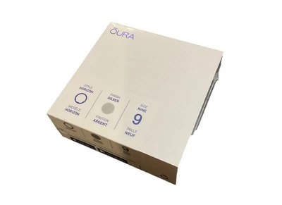 Oura Ring Gen 3 Horizon Silver US Size 9 - SEALED PLEASE SIZE FIRST (READ DESC) - Image 1 of 2