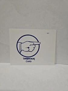 Following Directions Board Game Direction Card Going To The Cinema #2 Parts - Picture 1 of 2