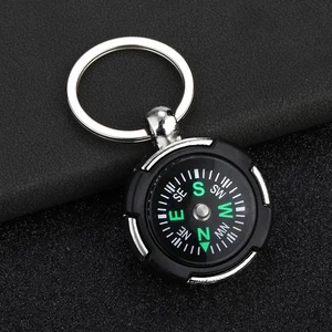 Kompass Schlüsselanhänger Unisex Outdoor Survival Abenteuer Tasche Deko Geschenk - Bild 1 von 3