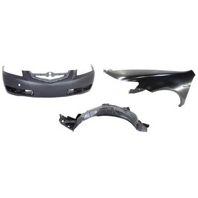 Bumper Cover Kit For 2004-2006 Acura TL Front Driver Side Foto 1 de 4