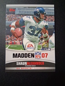 2006 Topps EA Sports Madden SHAUN ALEXANDER #1 Seattle Seahawks - Bild 1 von 2