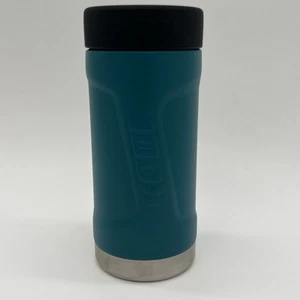 Aislador de latas delgado de acero inoxidable mate turquesa profundo KODI by H‐E‐B ¡Envío rápido! - Imagen 1 de 5