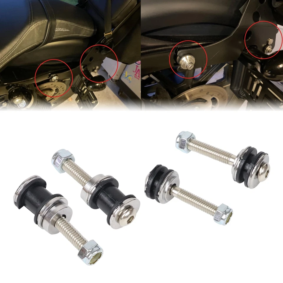 Sissy Bar Docking Hardware Kit Mounting Bolt Fit For Harley Sportster XL883 1200 Foto 1 de 4