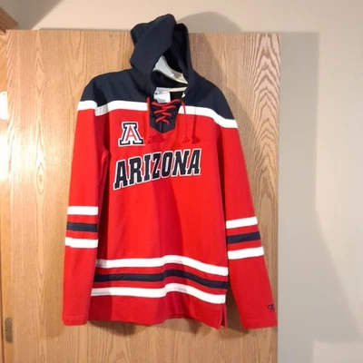 Champion Arizona Wildcats Cosido Hockey Jersey Estilo Sudadera con Capucha Para Hombre Grande Foto 1 de 3