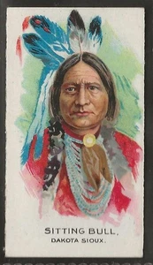 B.A.T.-INDIAN CHIEFS 1930-#41- SITTING BULL DAKOTA SIOUX - Picture 1 of 2