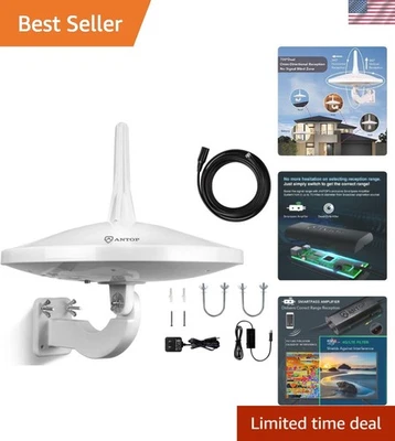 Experience кристально чистая 4K с всенаправленной наружной антенной AT-415B 720° - Изображение 1 из 4