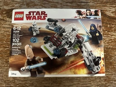 CONJUNTO LEGO STAR WARS “JEDI & CLONE TROOPERS BATTLE PACK” #75206 NOVO/SELADO - Imagem 1 de 2