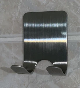 Doppel Haken Edelstahl Selbstklebend - Bild 1 von 6