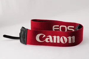 Near MINT Canon Eos Camera Red Strap From Japan - Picture 1 of 11