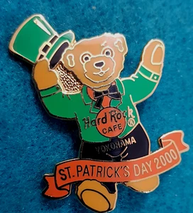 YOKOHAMA ST PATRICK'S DAY 2000 HERRINGTON TEDDY BEAR TBC Hard Rock Cafe PIN - Picture 1 of 1