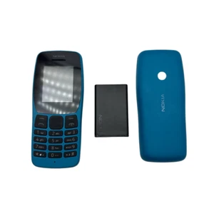 Nokia 110 Vintage Cell Phone Keyboard 4MB Locked 1.77" Display Radio FM TA-1192 - Picture 1 of 12