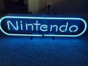 Nintendo Neon Vintage Rare Store Display Sign Working Perfectly Model NESM04RB - Picture 1 of 7
