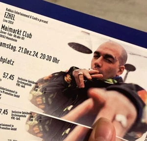 1 x Ezhel 21.12.2024 Konzertticket Mannheim; Maimarkt Club - Bild 1 von 1