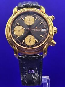 Maurice Lacroix Croneo Chronograph  Automatik Armbanduhr Stahl/Gold Ref.03274