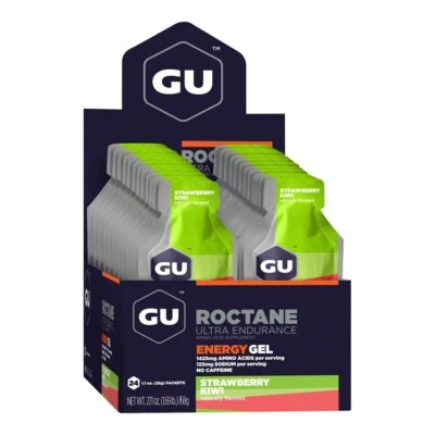 GU ROCTANE ENERGY GEL: KIWI FRESA SIN CAFEÍNA - Caja de 24 Foto 1 de 3