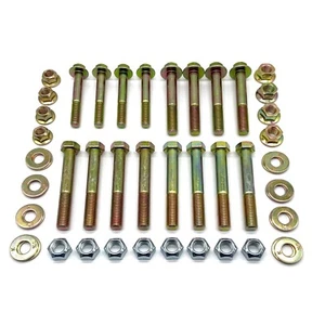 Fits Jeep Wrangler JK JKU 07-18 Control Arm Bolts COMPLETE UPGRADE KIT 9/16" - Picture 1 of 5
