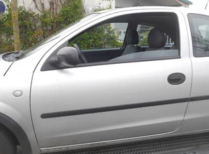 OPEL Corsa C 2/3 türig Tür links Silber Z157 Starsilber  Fahrertür - Bild 1 von 3