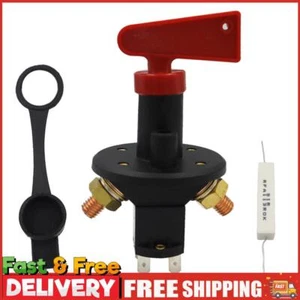 Universal Cut Off Kill Switch Battery Master Isolator 4 Terminals Car Race Rally - Afbeelding 1 van 12