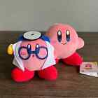 Kirby's Adventure Doctor Kirby & All Star Collection Kirby with Tag Plush Set